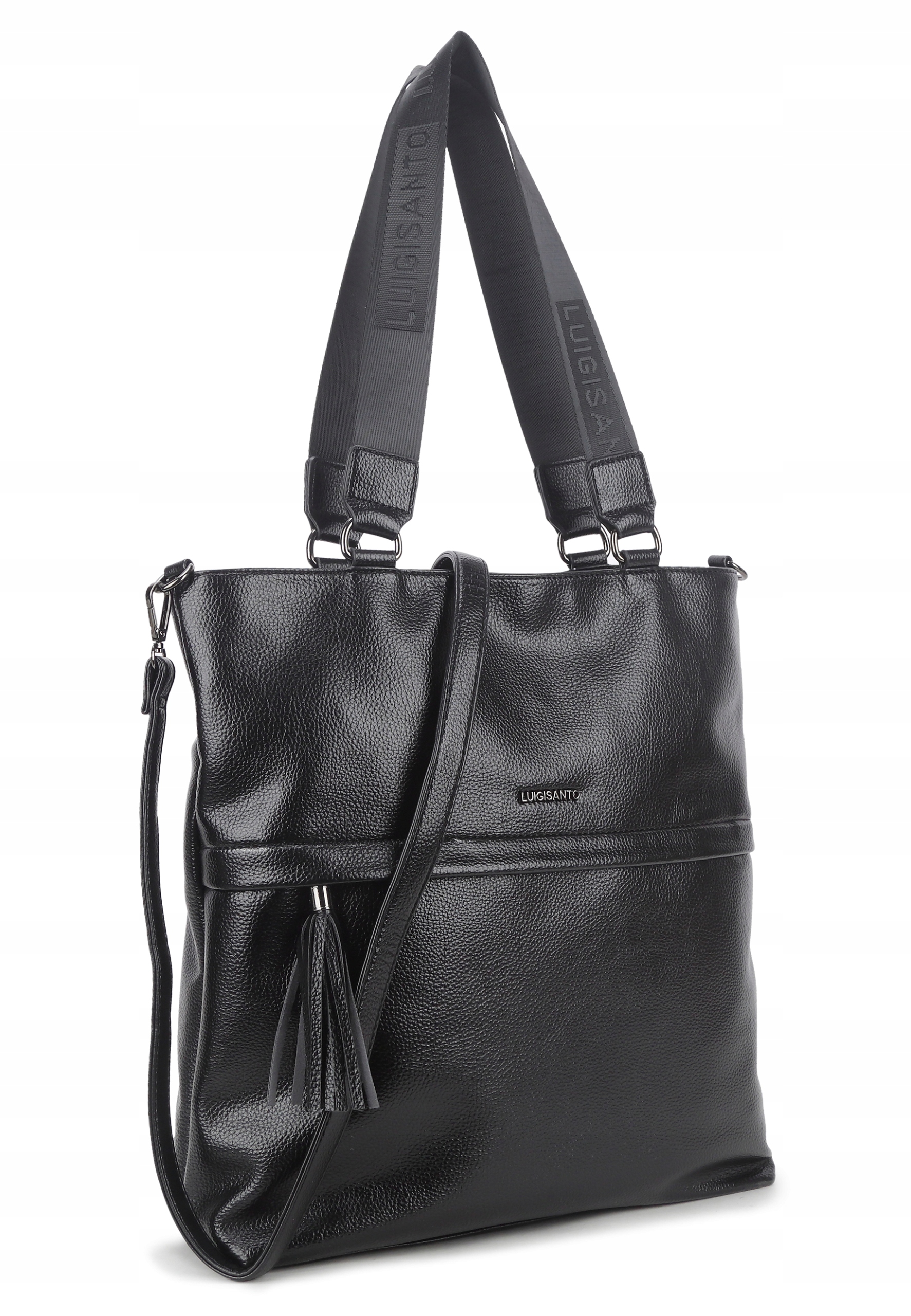 

Torebka Damska Luigisanto Skóra Eko Czarna Shopper