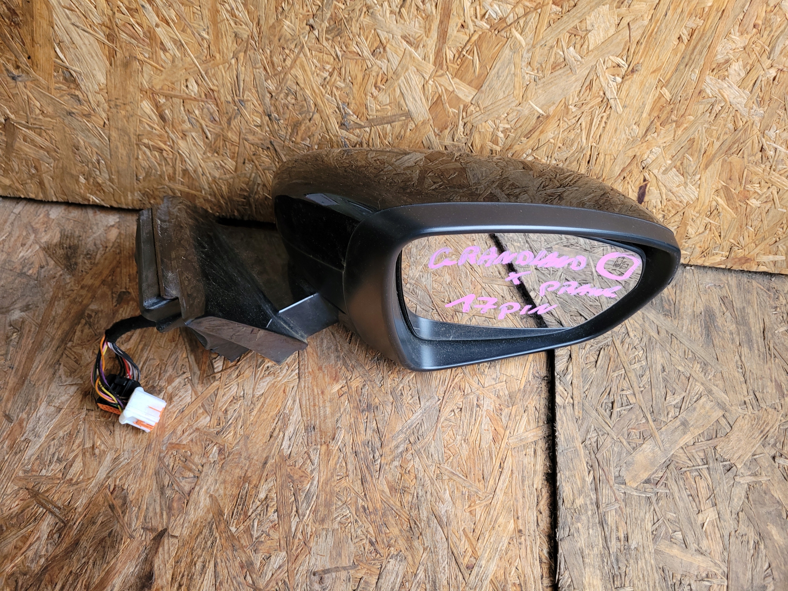 mirror exterior right OPEL GRANDLAND X 17PIN