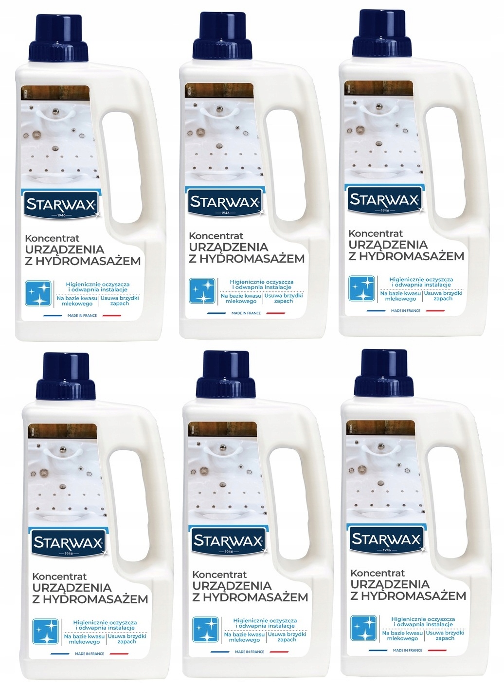 Levně 6xSTARWAX Koncentrát Hydromasážního Zařízení 1 L