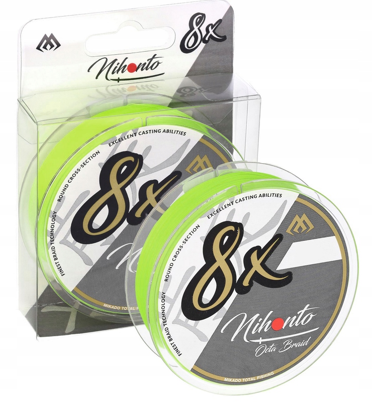 Plecionka Mikado Nihonto Octa Braid Fluo x8 0,16 mm x 150 m