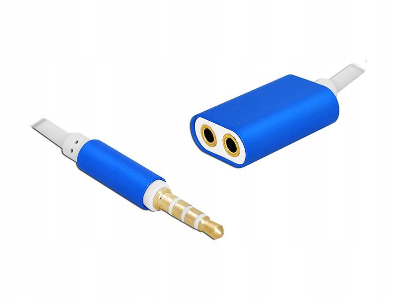 

Adapter rozdzielacz do słuchawek jack 3,5 Aux
