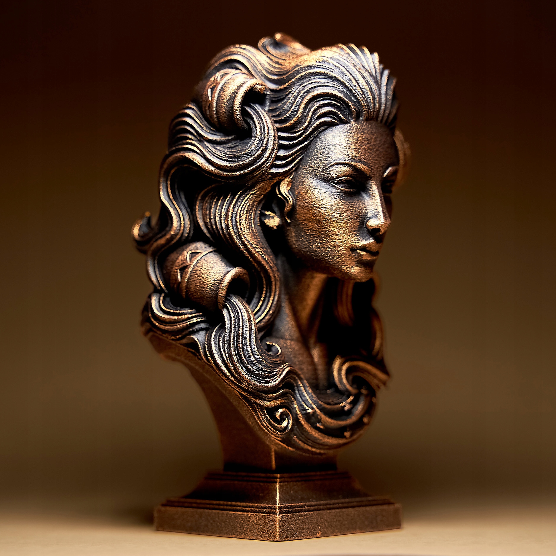 Vodnář Znamení zvěrokruhu Žena Fantasy Figurka Soška 3D dekorace 15 cm