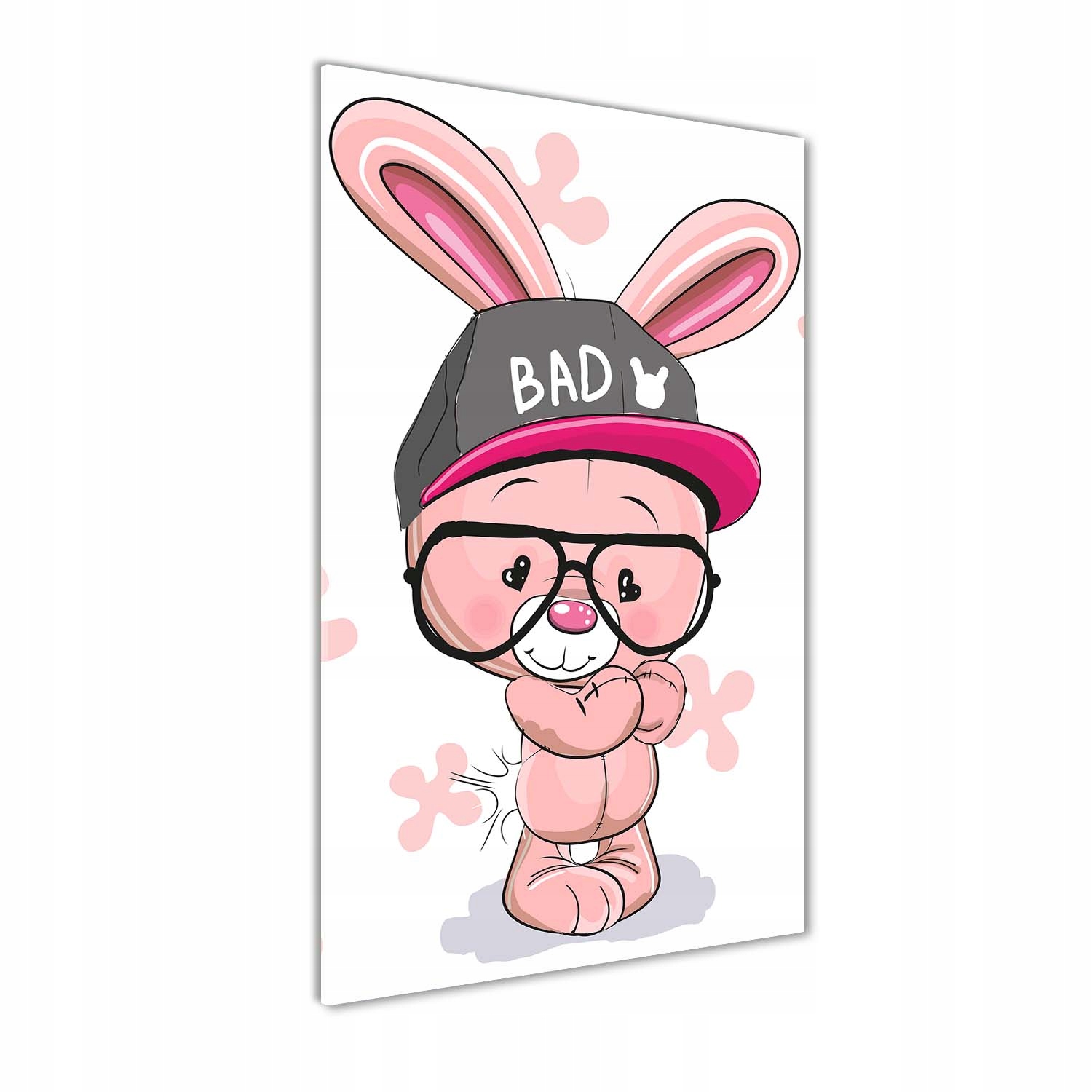 

Foto obraz szkło akrylowe Królik w czapce 70x140cm