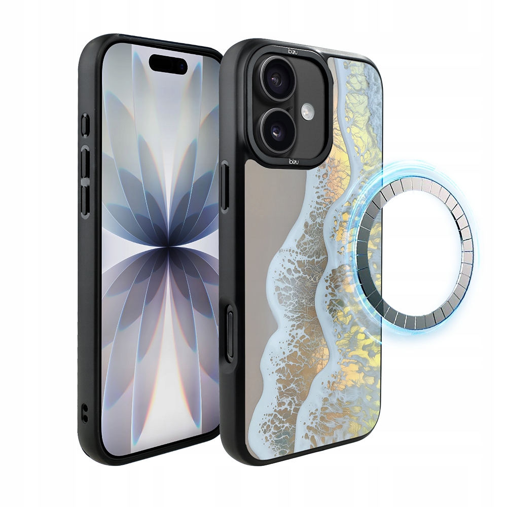 Pouzdro pro iPhone 17 Ibizu DropGuard Matt s MagSafe, Zlaté pobřeží