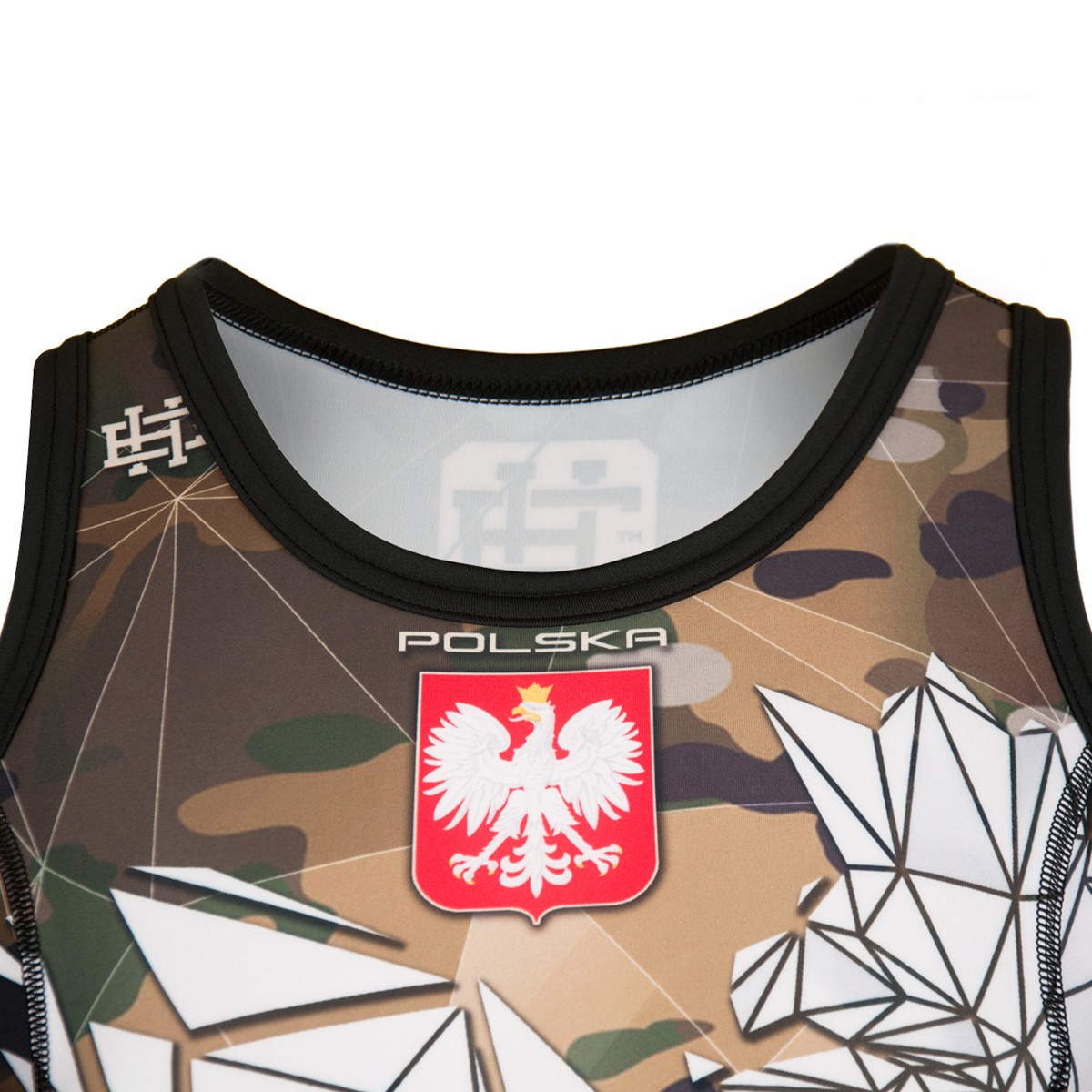 Bezrękawnik TANK TOP męski siłownia POLSKA CAMO L Kolekcja EXTREME HOBBY Sport