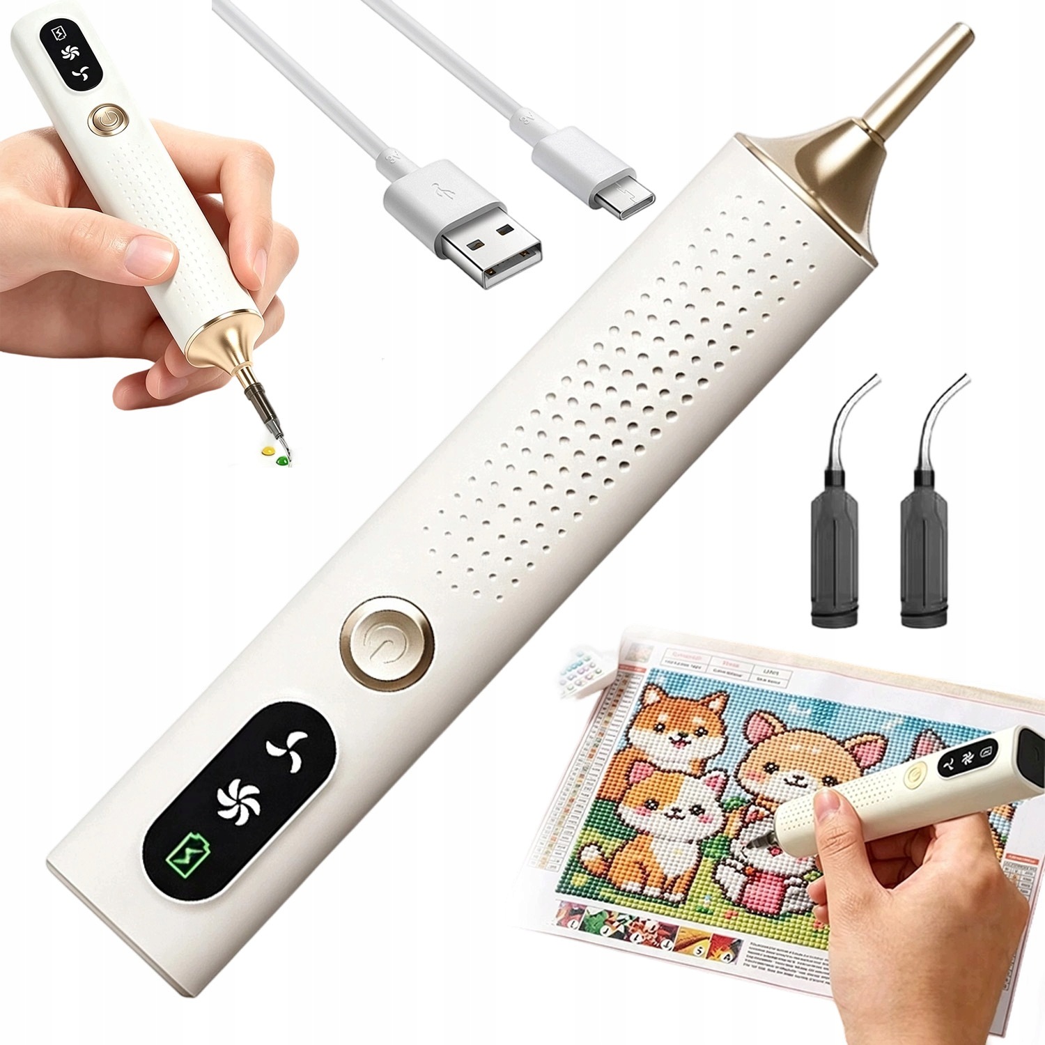 Propiska Pro Diamantové Vyšívání Diamond Painting Mozaika Příslušenství 500MAH