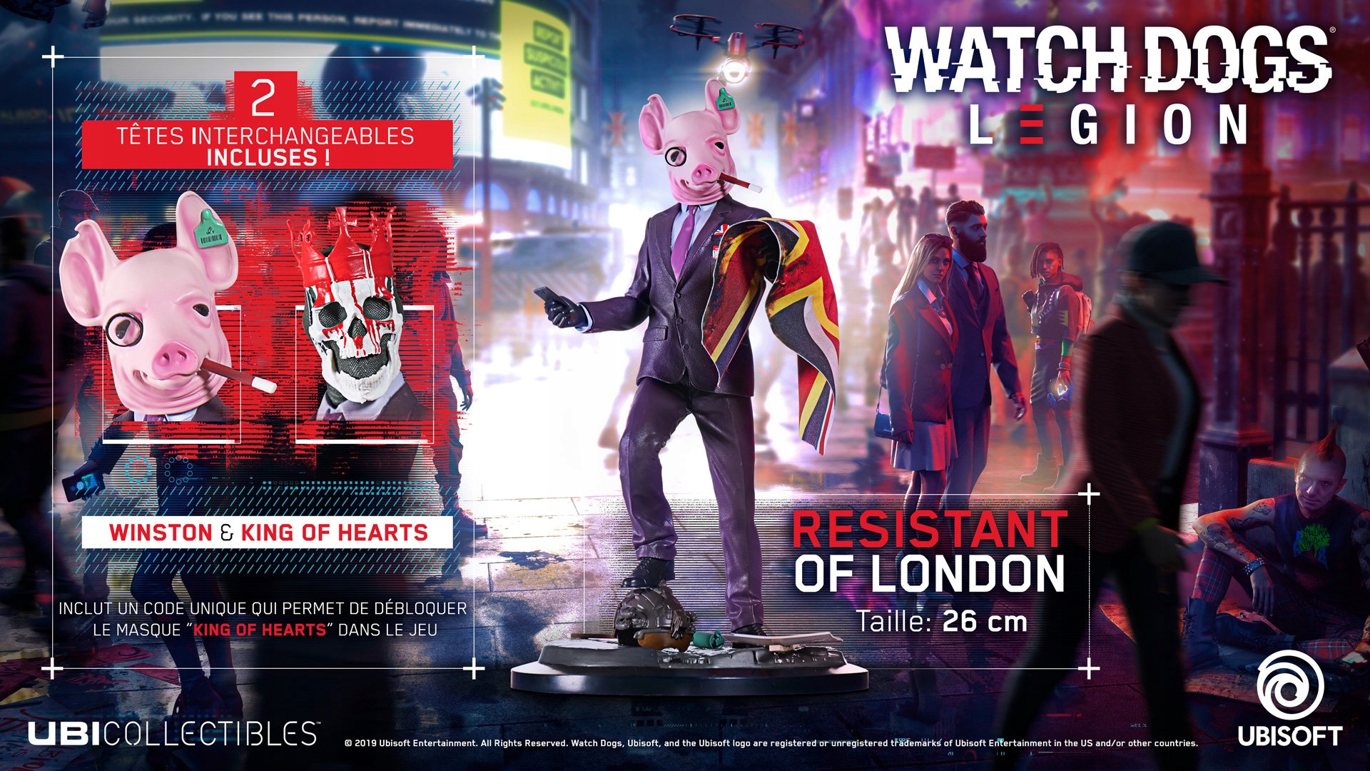 Figurka Watch Dogs Legion Odolný Londýn