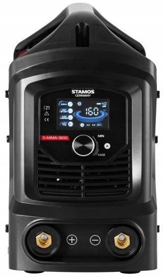 Spawarka inwertorowa MMA 160A 230V 8kW LCD STAMOS S-MMA-160D 10021220