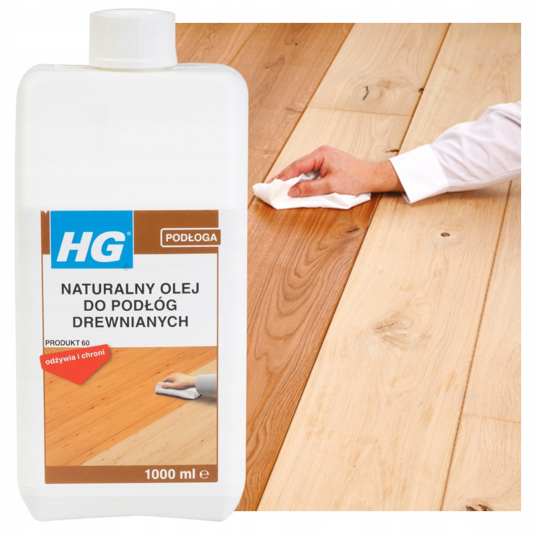 Hg Profesjonalny Naturalny Olej Do Podłóg Drewnianych Odżywia I Chroni 1L