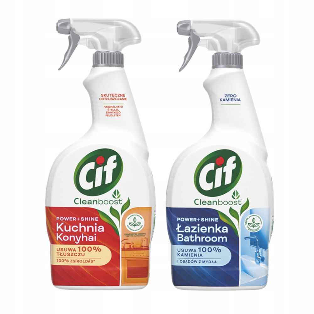

Cif Power Shine Kuchnia Łazienka spray 2 x 750 ml
