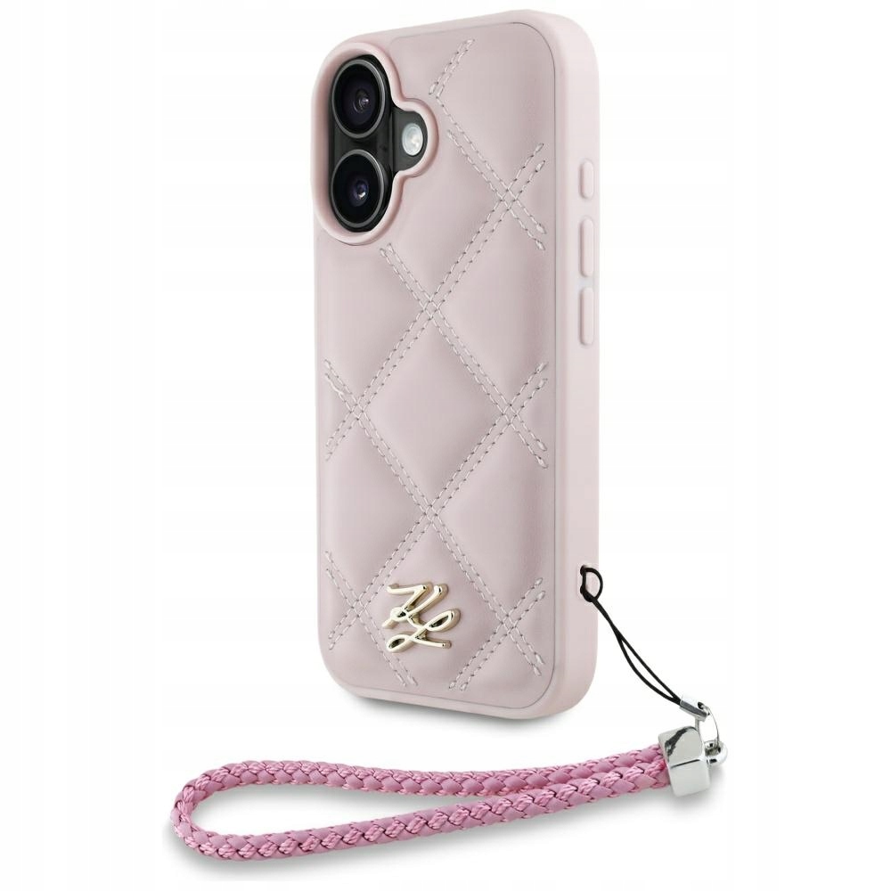 Zadní Kryt Karl Lagerfeld pro Apple iPhone 16 růžové