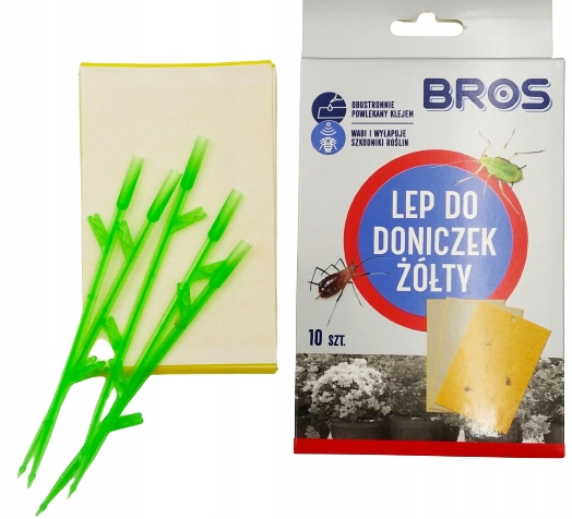 

Lep na szkodniki w doniczkach żółty 10 szt Bros
