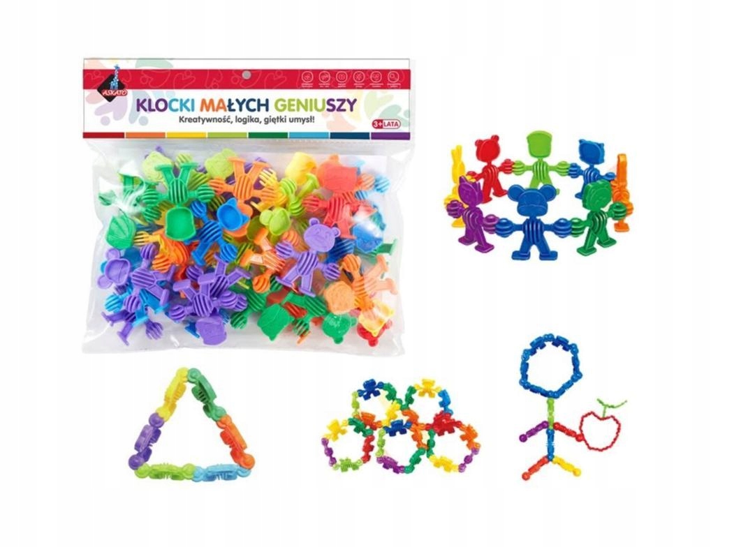 

Klocki Puzzle 34 Elementy, Askato