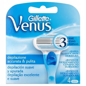 Náhradní břity pro holicí strojek Gillette Venus Classic 4 kusy