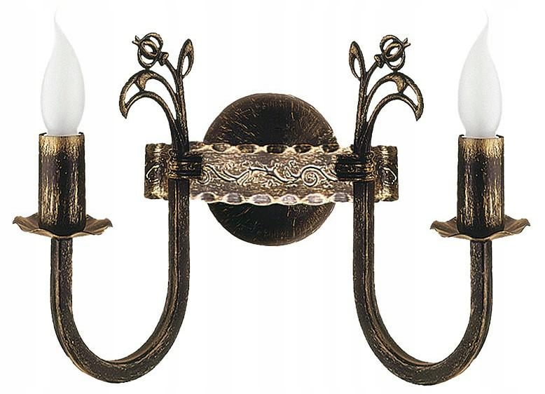 Nástěnná lampa Korona 2xE14 Nástěnná lampa do obývacího pokoje Kabinetu