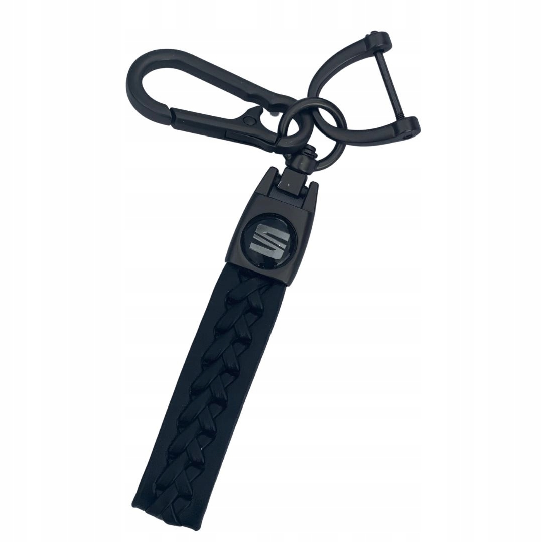 Brelok Do Kluczy Samochodowych Seat Metal Skóra