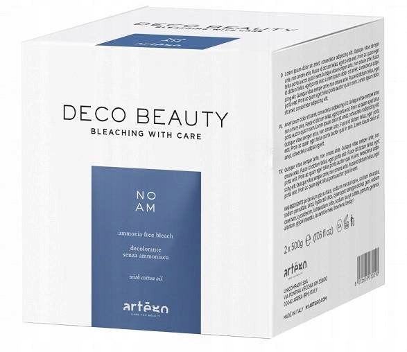 

Artego Deco Beauty No Am Rozjaśniacz 1 kg