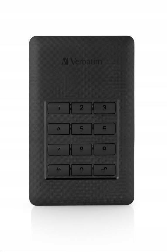 Verbatim Hdd 2.5" 2 Tb vrátane.KEYPAD USB3.1 Usb 3.0 Gdpr 53403
