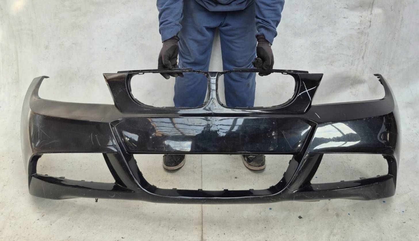 BMW 3 E90 E91 m-packet LCI LIFT 08- bumper front front without DZIUR 7891386