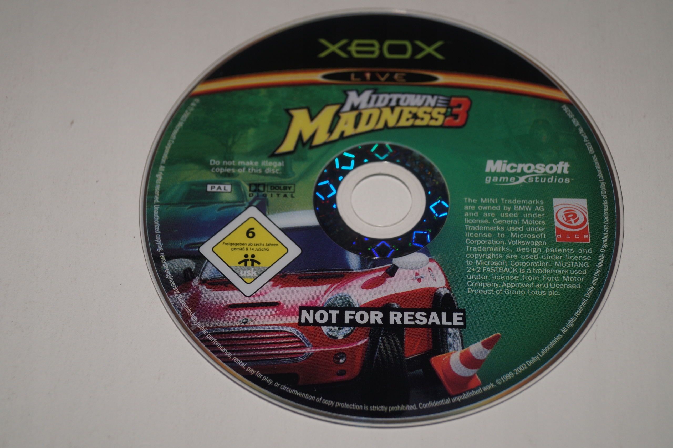 Gra MIDTOWN MADNESS 3 Microsoft Xbox Platforma Microsoft Xbox