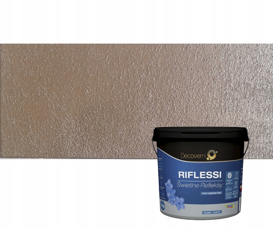Decoverni Riflessi Štruktúrovaná akrylová farba 2,5 Kg farba 207