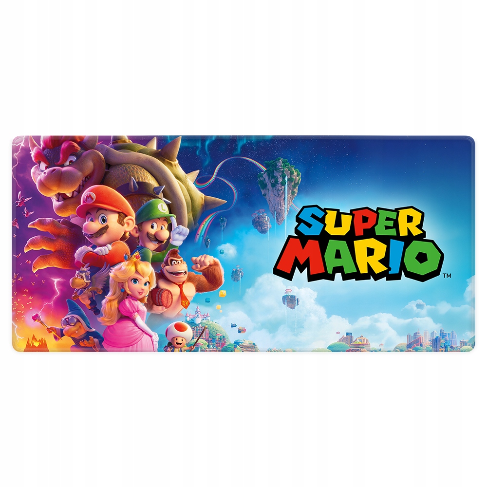 Mata na biurko 80x40 Mario 02 Mario Galaxy