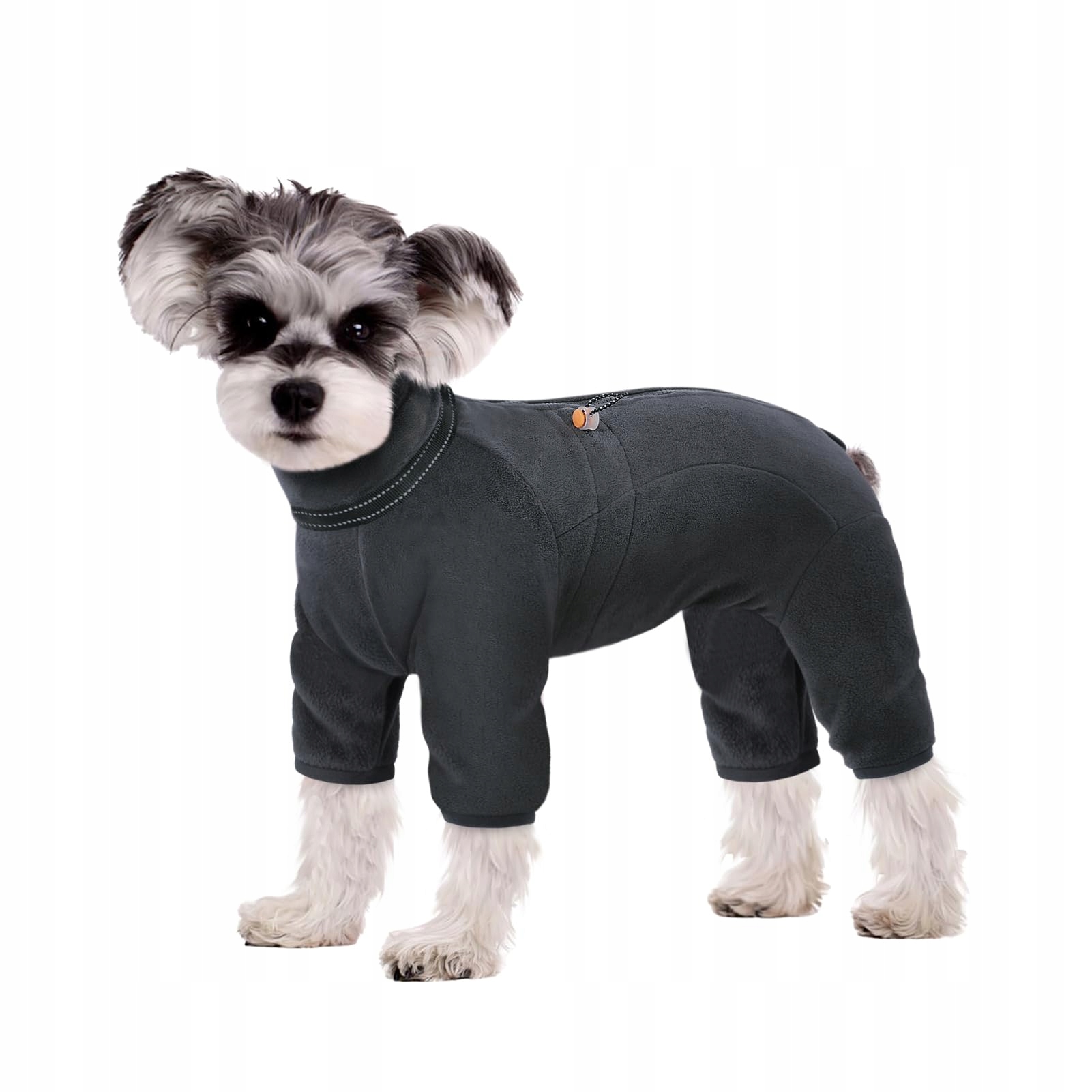 Levně Puzaukal Kabát pro psa, teplý svetr pro psa, fleece se zipem blesk