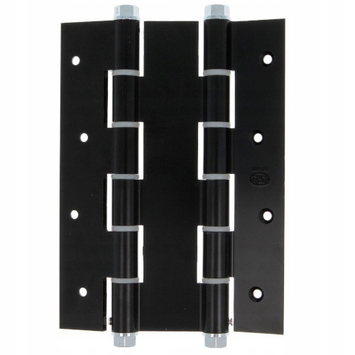 Hliníkový kyvadlový záves čierny s reguláciou sily zatvárania 180 x 133 mm