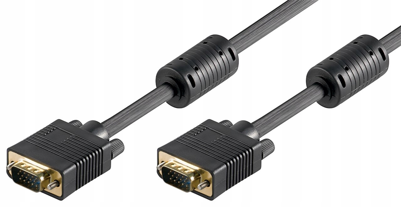 

Kabel do monitora Full Hd Svga, pozłacany 7 m