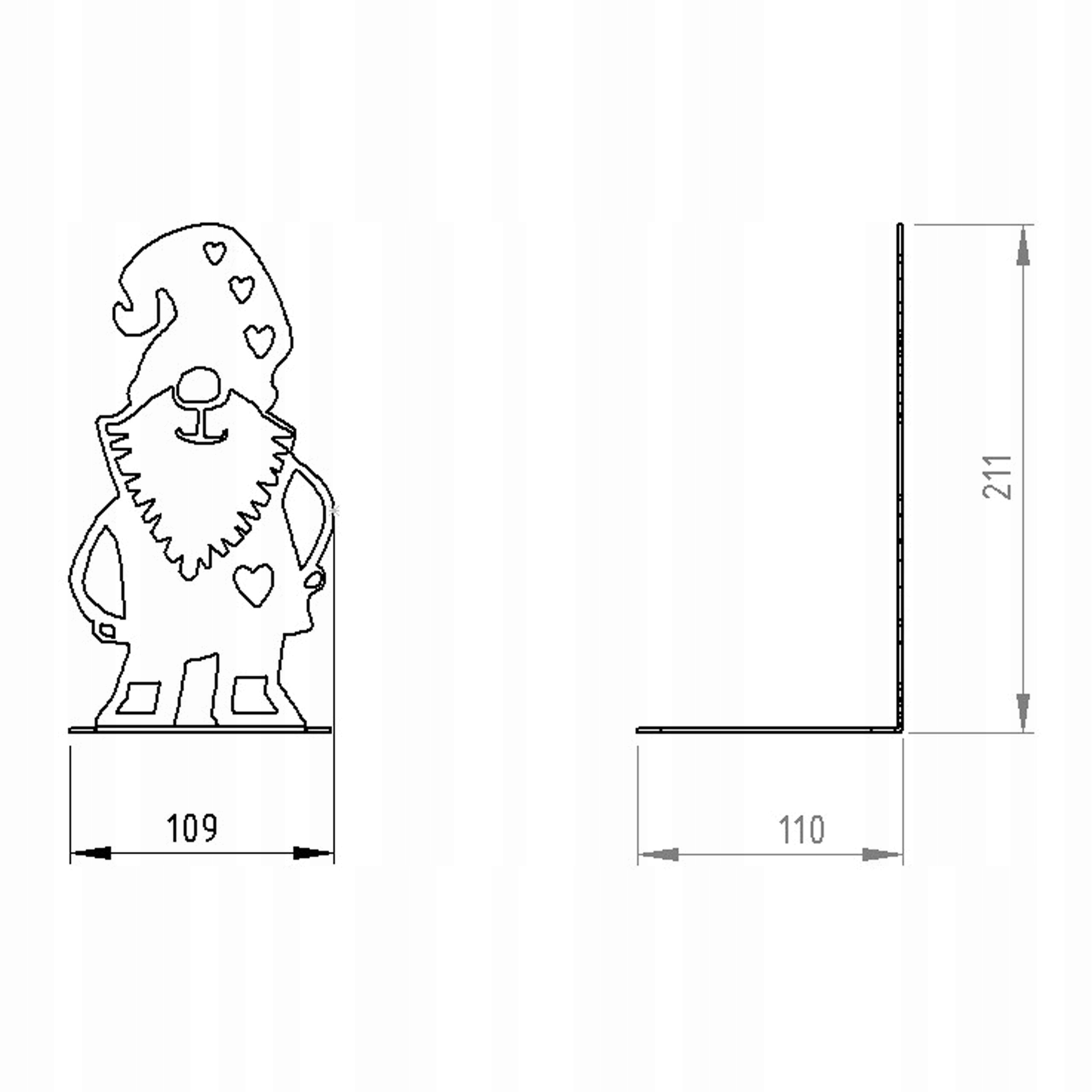 Podpórka do książek KRASNAL BIBLIOTEKA SZKOŁA DOM Materiał metal