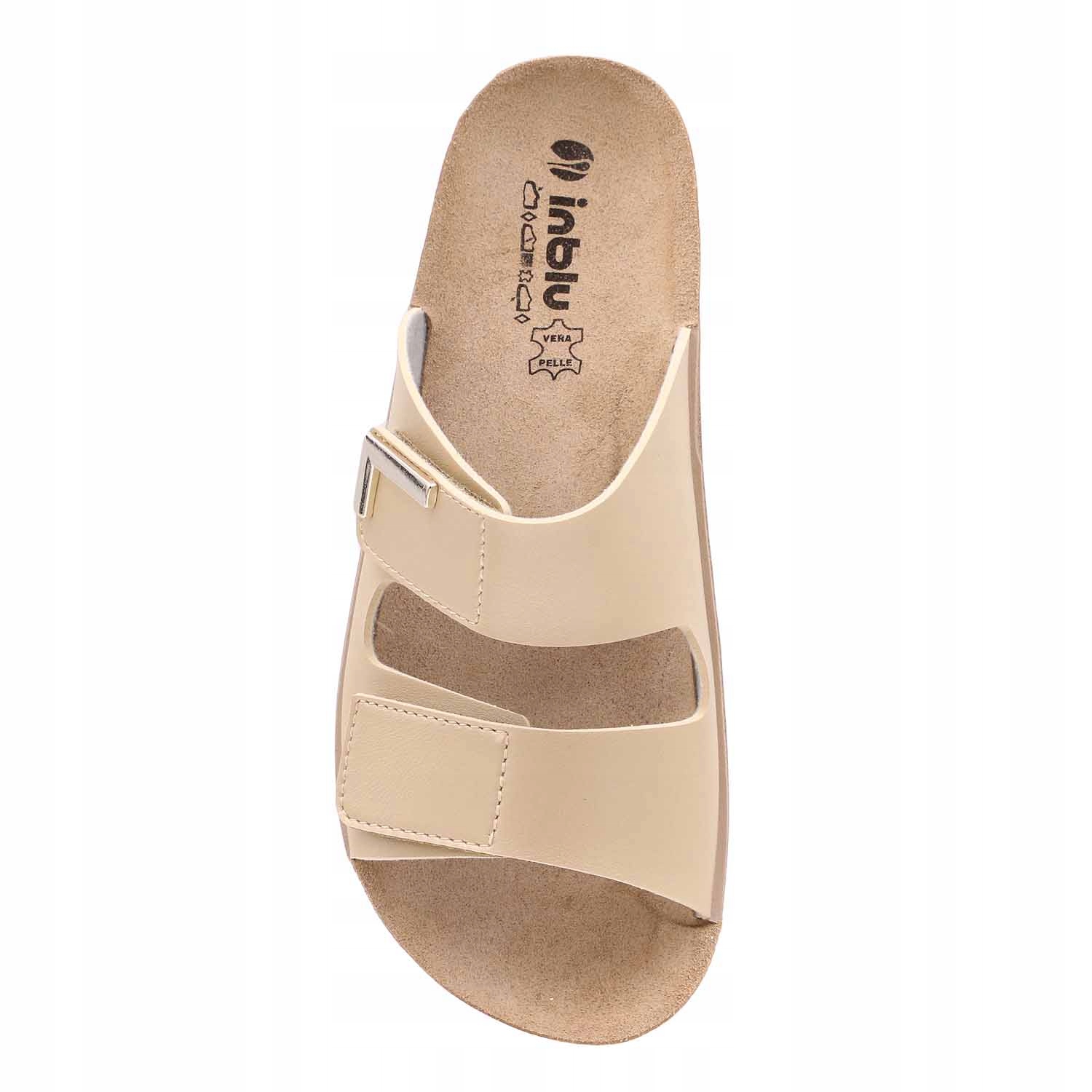 KLAPKI INBLU DAMSKIE RZEPY MEDYCZNE AG06 SKÓRA 36 Długość wkładki 23.5 cm