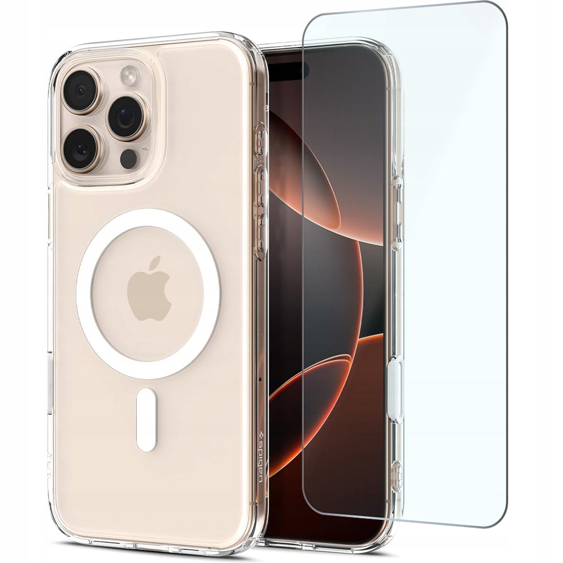 Pouzdro Spigen pro iPhone 16 Pro, MagSafe, pouzdro s krytem tlačítka sklo