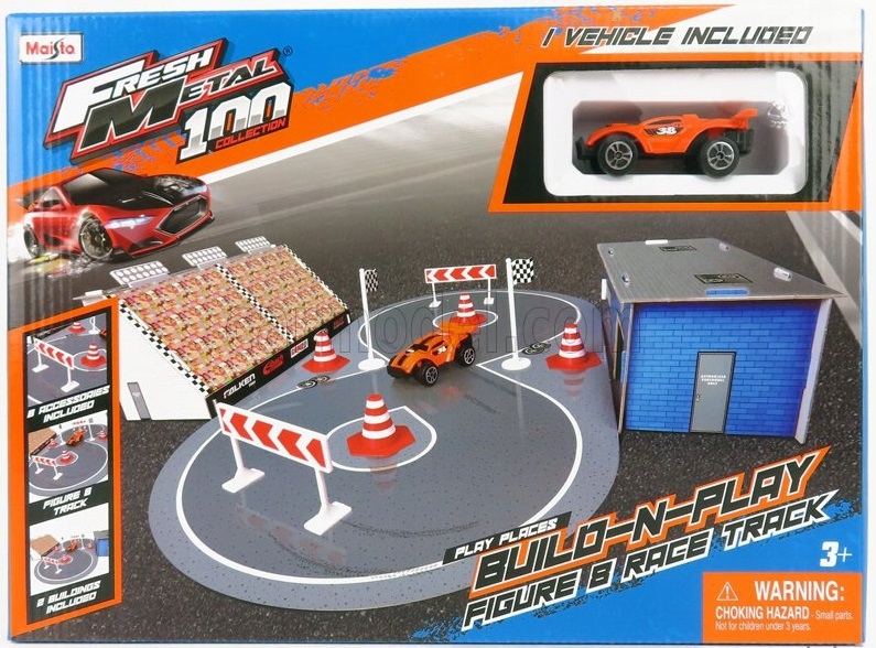 Maisto Build N Play Závodní dráha Sada s autem
