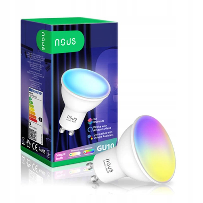 Żarówka NOUS P8 Smart WIFI Bulb RGB GU10 (2 sztuki)