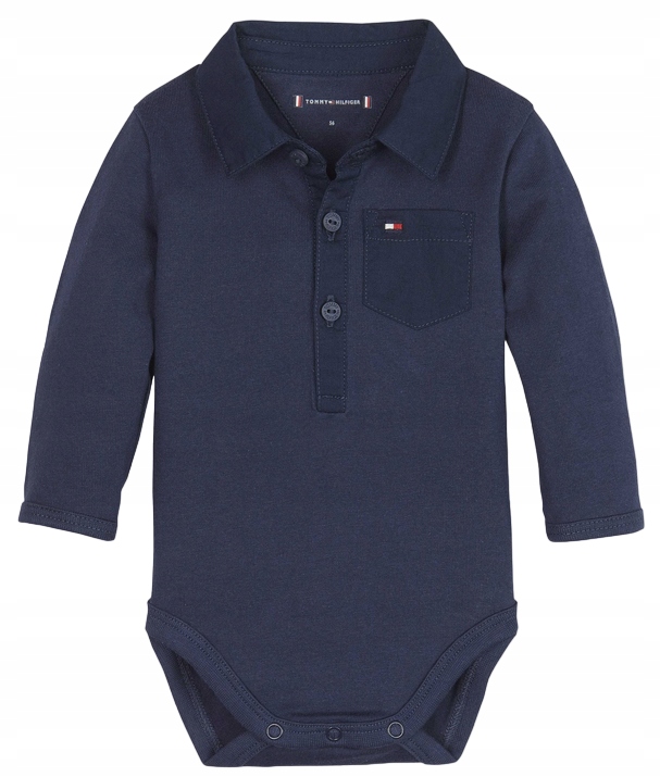 Body Tommy Hilfiger dziecięce bawełniane 56 cm