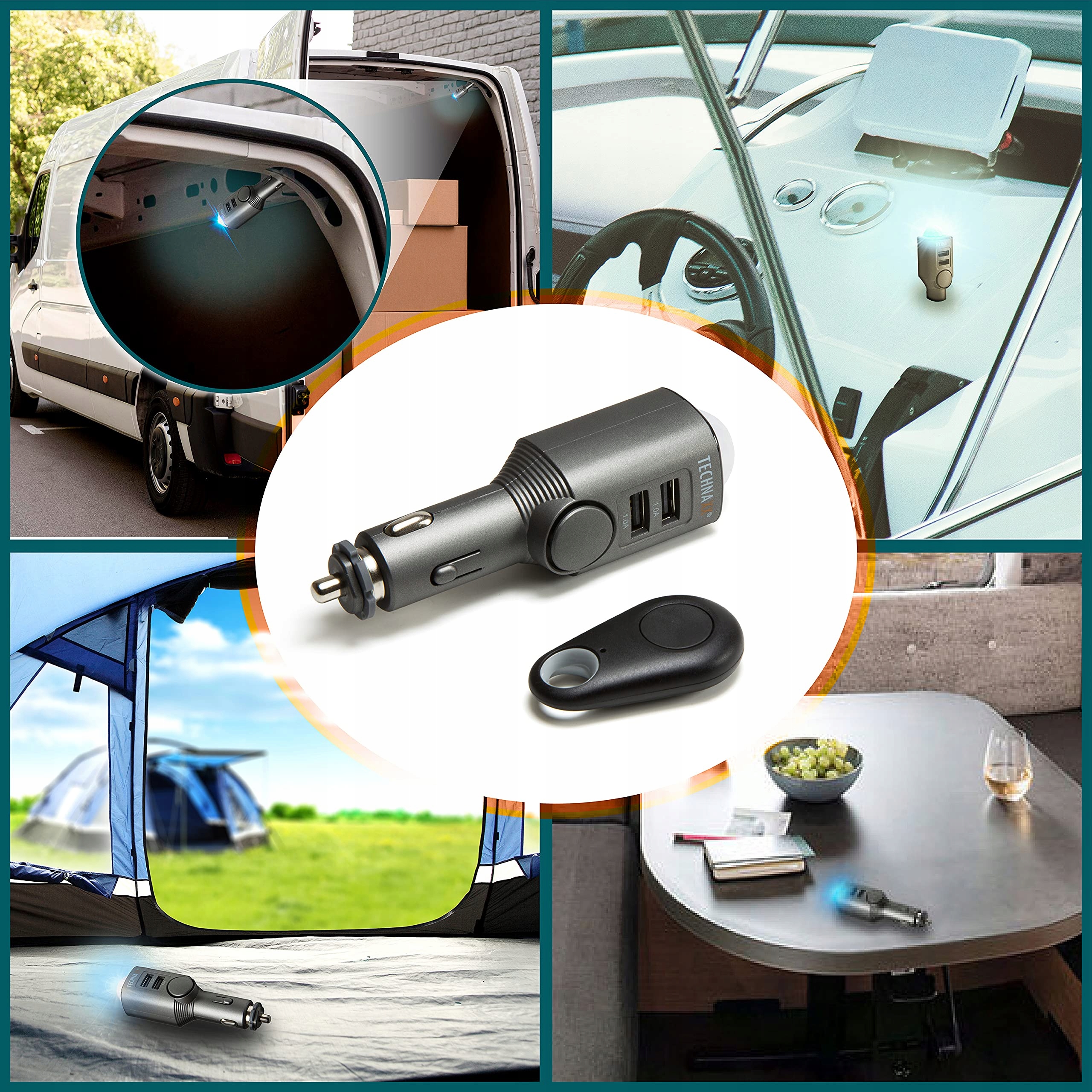 Technaxx System Alarmowy, Czarny, 3 x 3 x 11 cm 40 Producent inny