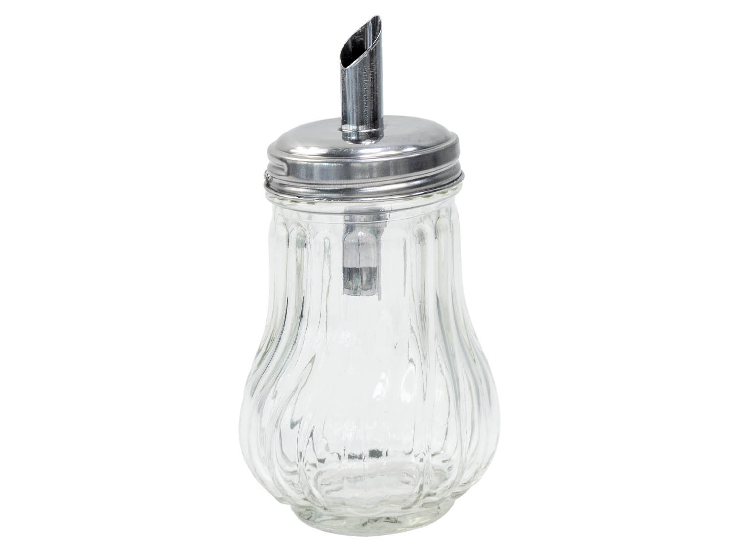 CUKIERNICA Z DOZOWNIKIEM STAL+ SZKŁO 150ml.