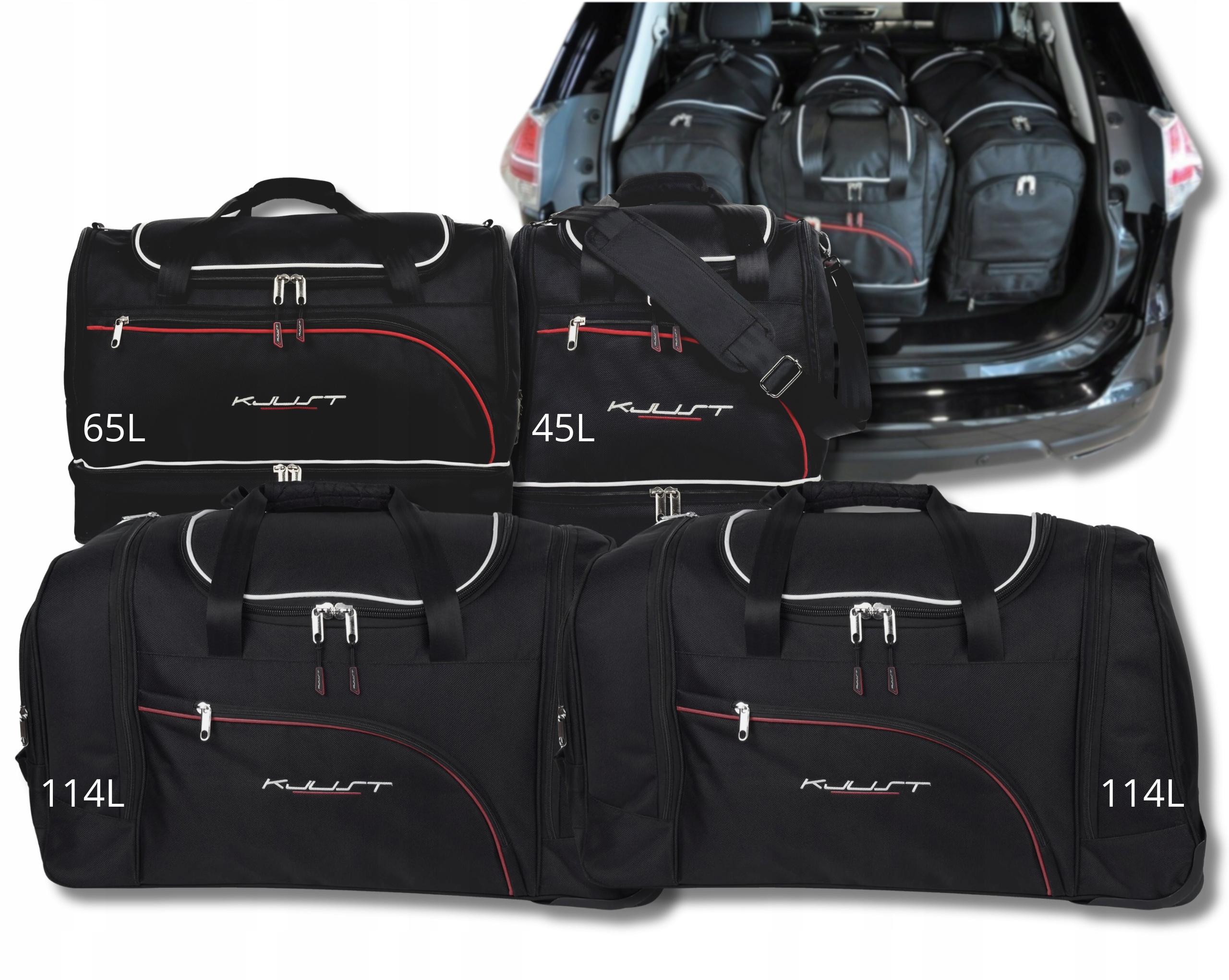 Cestovná Taška Do Kufra Nissan X-trail 2014-2022 4 ks