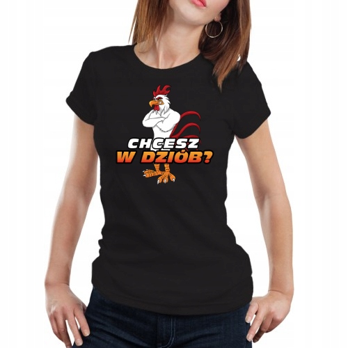 

Koszulka Damska Śmieszna Chcesz W Dziób Wzory