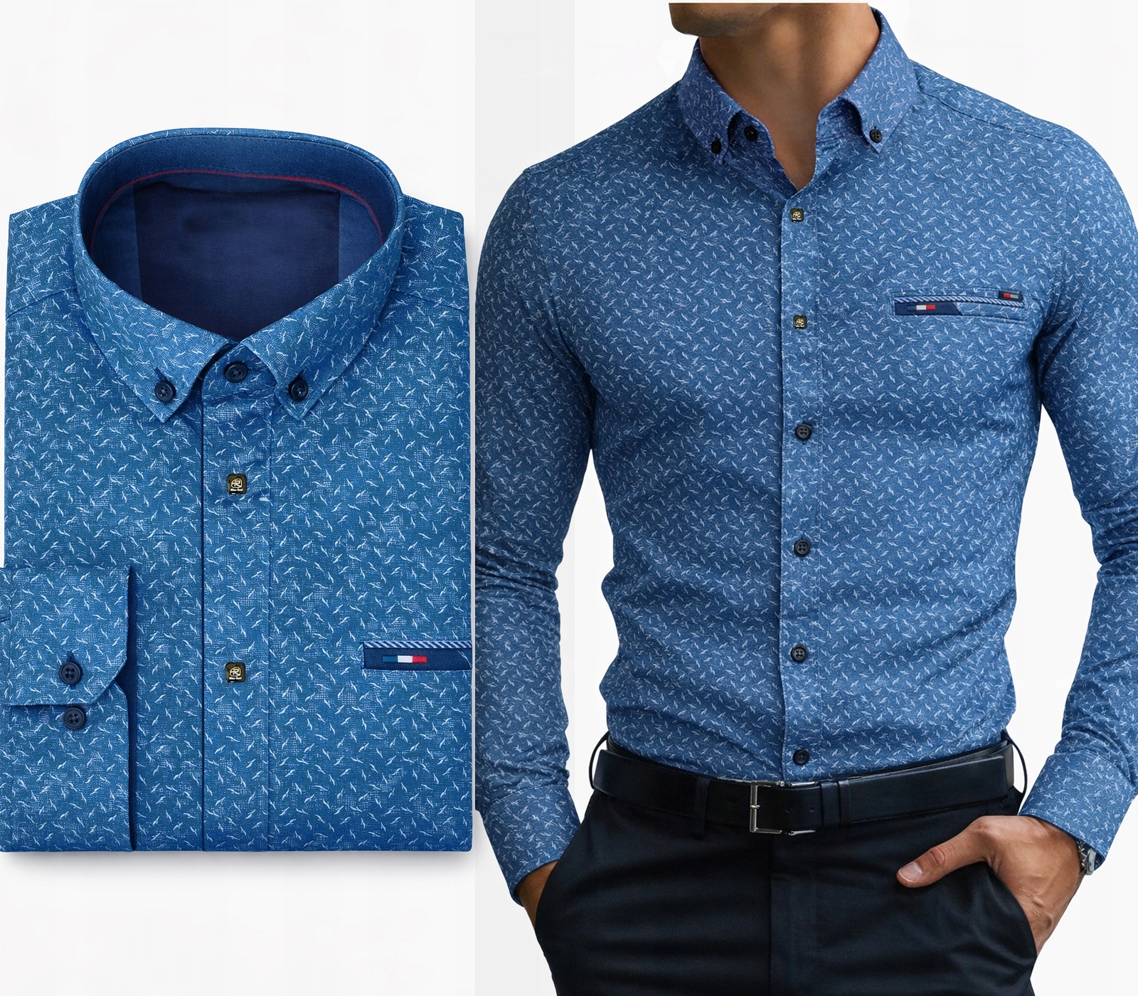 Pánská košile k elegantním kalhotám Comfort Slim