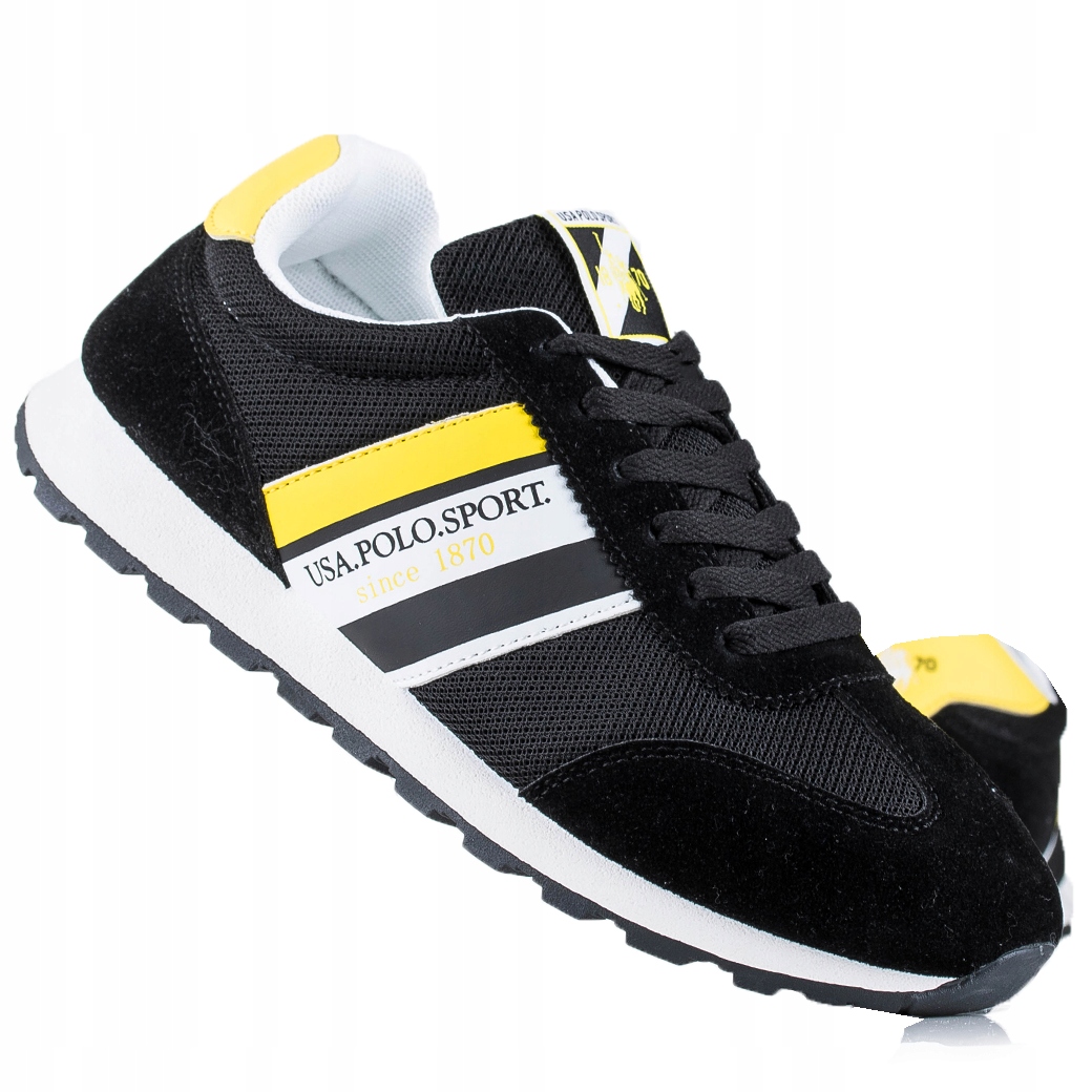 

Buty sneakersy męskie Usa Polo Sport 4045 Black