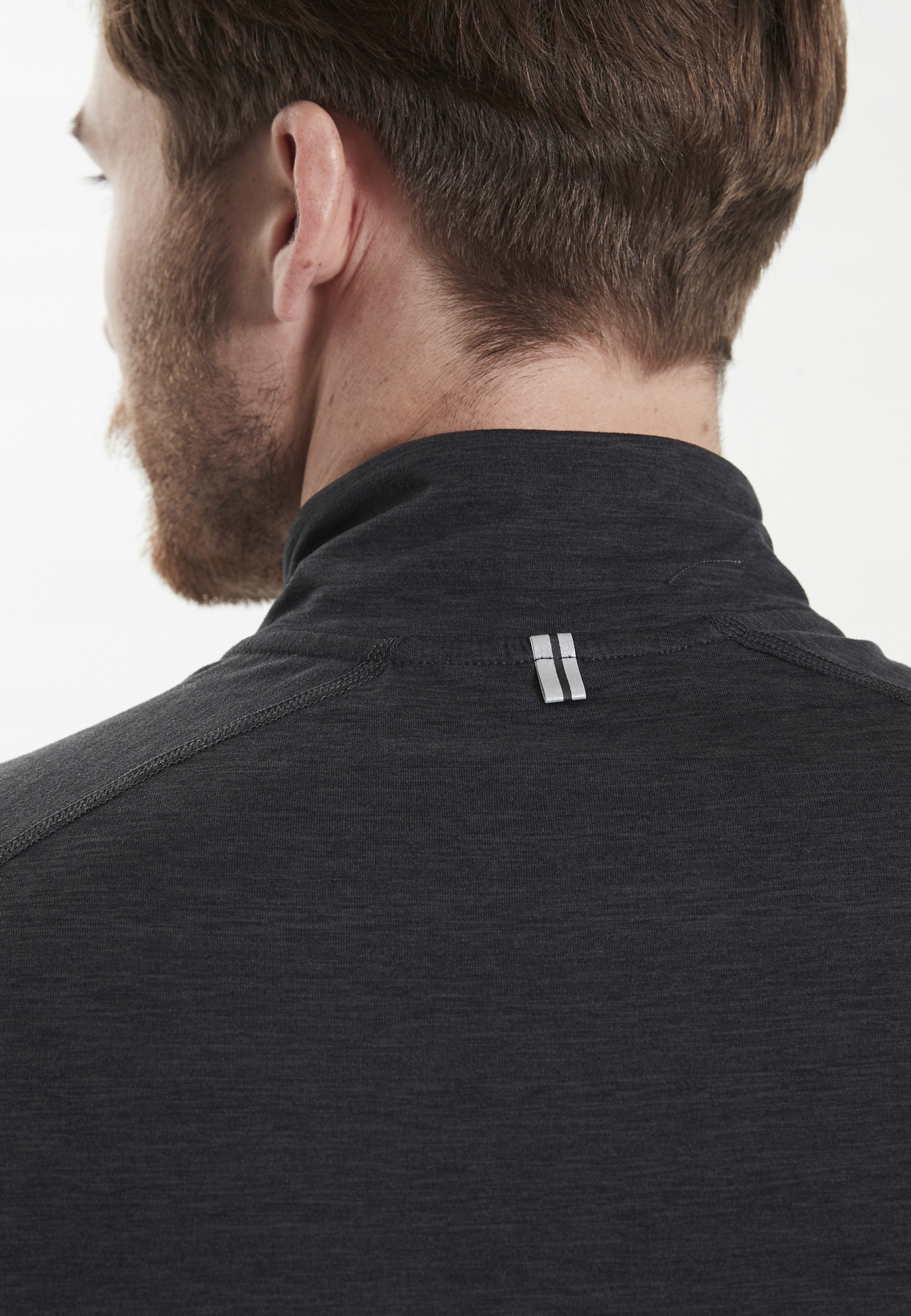 Bluza do biegania męska Endurance Tune Melange Cza Rozmiar XXL