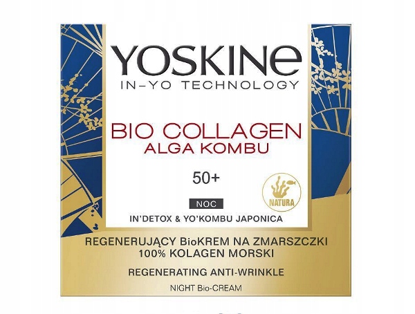 

Yoskine 50+ Krem przeciwzmarszczkowy Na Noc 50 ml