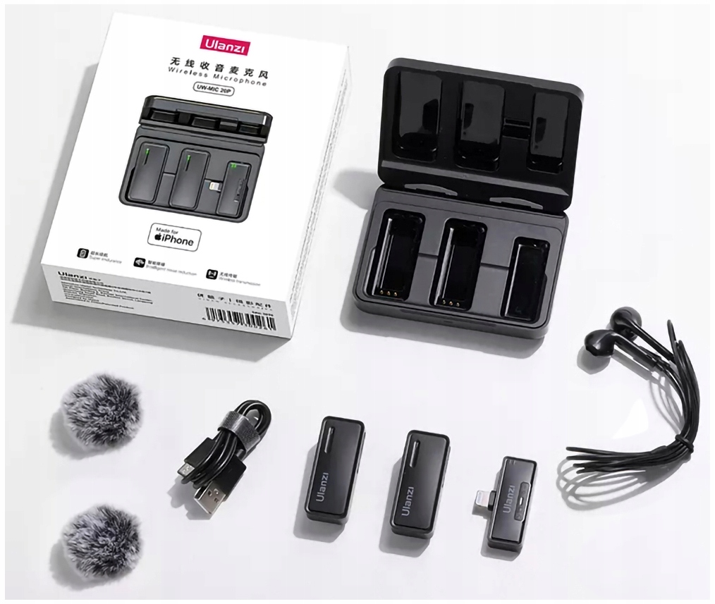 Mikrofon pojemnościowy Ulanzi UW-MIC 20P Rodzaj pojemnościowy