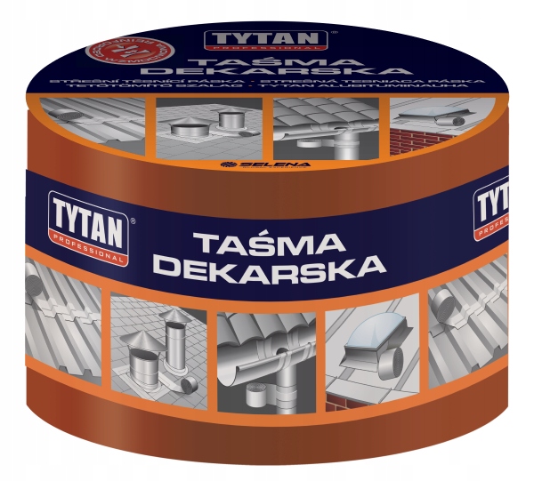 Pokrývačská Těsnící Páska 10 CM * 10 M, Cihla Terakota