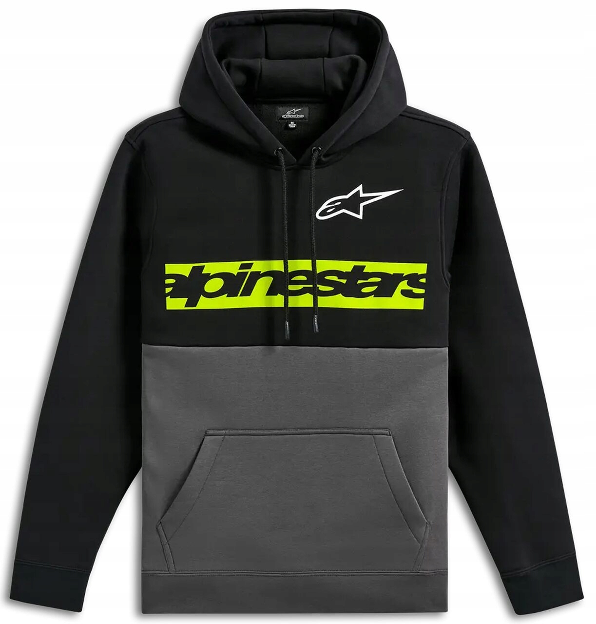 Mikina s kapucňou Alpinestars Parallel Pullover Hoodie Black/Gunmetal M