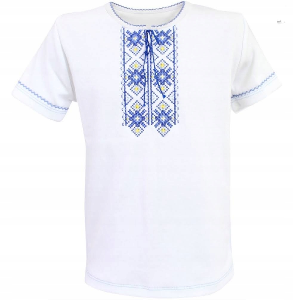 

Koszulka 92 Wyszywanka krótki rękaw Ukraina Haft