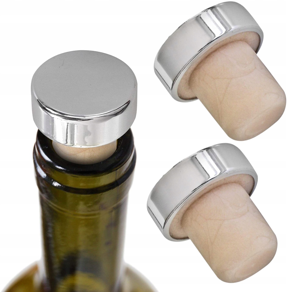 

Zatyczka zamknięcie do butelek wina korek /chrom