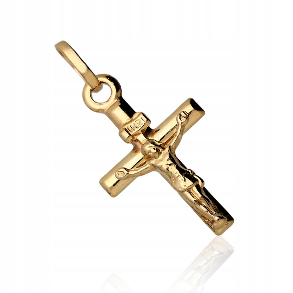 ZESTAW KOMUNIA CHRZEST ŁAŃCUSZEK I KRZYŻYK PR585 Komunijny Marka Inna marka