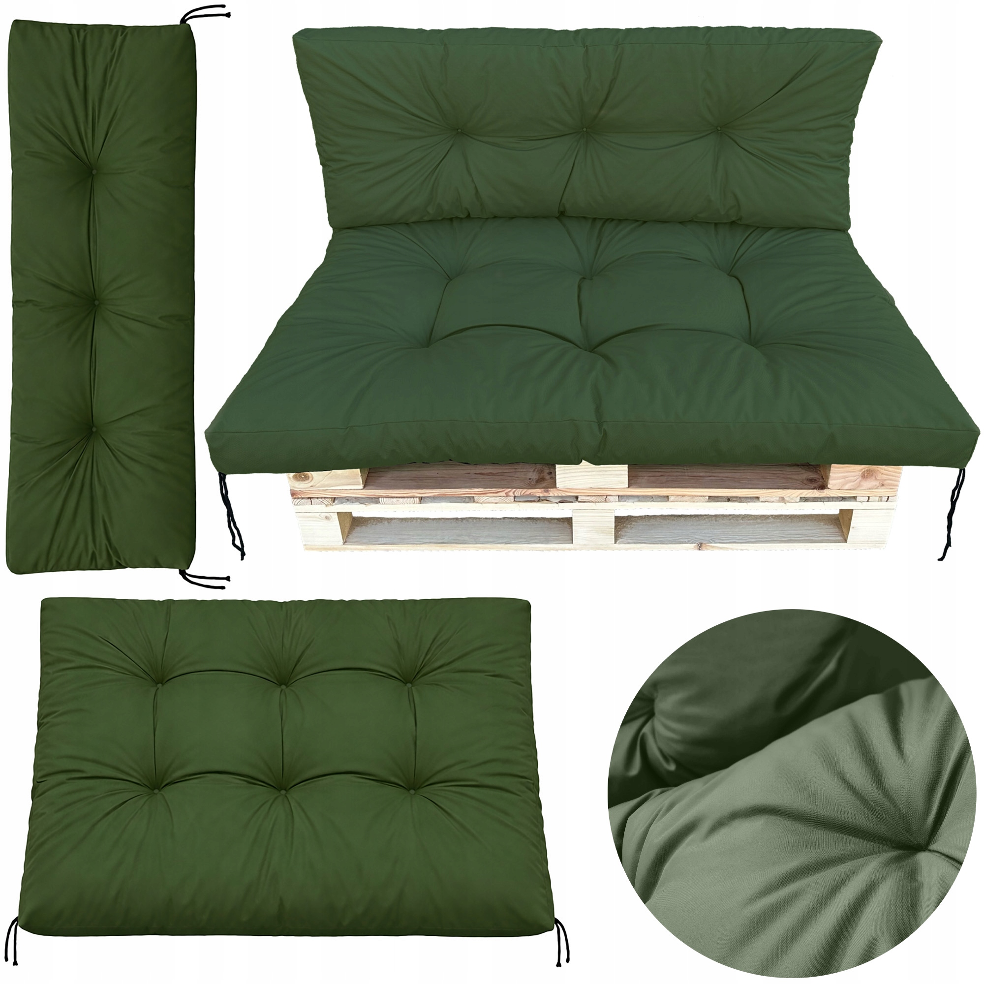 Polštáře Na Palety 120X80+120X40 Voděodolné Sedadlo Opěradlo